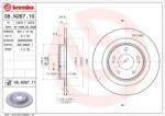 BREMBO Féktárcsa tömör Ø302mm 08. N267.11