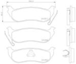 BREMBO fékbetét készlet, tárcsafék P37 009