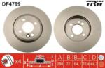 TRW szellőző féktárcsa Ø280mm DF4799