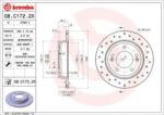 BREMBO féktárcsa perforált Ø262mm 08. C172.2X