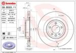 BREMBO Féktárcsa szellőző Ø350mm 09. B503.11