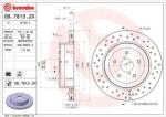BREMBO féktárcsa perforált/belső hűtéses Ø316mm 09.7813. 2X