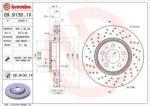 BREMBO fékkorong lyukasztás/belső hűtött Ø305mm 09.9130. 1x