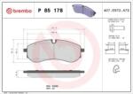 BREMBO fékbetét készlet, tárcsafék P85 178