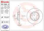 BREMBO Féktárcsa tömör Ø268mm 08. C308.11