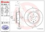 BREMBO Féktárcsa belső hűtéses Ø308mm 09. B522.11