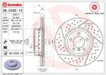 BREMBO Féktárcsa Kétrészes féktárcsa Ø338mm 09. C420.13