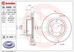 BREMBO Féktárcsa szellőző Ø340mm 09. A966.11