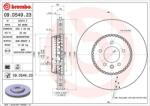 BREMBO féktárcsa 09. D549.23 - runder