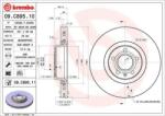 BREMBO Féktárcsa szellőző Ø321mm 09. C895.11