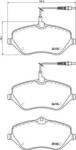BREMBO fékbetét készlet, tárcsafék P61 119