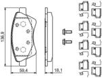 Bosch fékbetét készlet 0 986 494 725