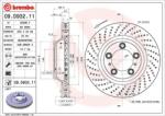 BREMBO féktárcsa perforált/belső hűtéses Ø340mm 09. D932.11