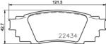 BREMBO fékbetét készlet P83 160