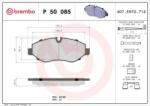 BREMBO fékbetét készlet, tárcsafék P50 085