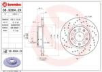 BREMBO féktárcsa perforált Ø278mm 08.9364. 2X