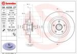 BREMBO Féktárcsa tömör Ø300mm 08. A239.27