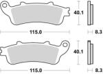 BRAKING fékbetétek, BRAKING (szinterezett keverék CM56) 2 db/csomag - runder - 17 490 Ft
