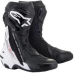 Alpinestars SUPERTECH R cipő, ALPINESTARS (fekete/fehér, 45-ös méret)