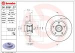 BREMBO Féktárcsa tömör Ø260mm 08. B391.37
