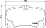 BREMBO fékbetét készlet, tárcsafék P65 022