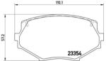 BREMBO fékbetét készlet P49 020