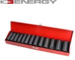 Energy - 1/2" hosszú kovácsolt dugókulcs készlet, 13 részes