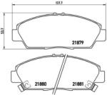 BREMBO fékbetét készlet, tárcsafék P28 021