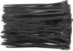 TOYA - Fekete, oldható kábelkötegelő 200x4.8mm 100db