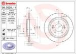 BREMBO Féktárcsa tömör Ø284mm 08. D220.11