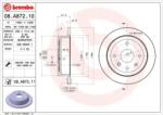 BREMBO Féktárcsa tömör Ø258mm 08. A872.11