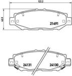 BREMBO fékbetét készlet, tárcsafék P83 038