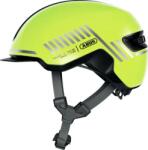ABUS kerékpár sisak fénnyel HUD-Y signal yellow, ABUS (sárga fluo, L méret)