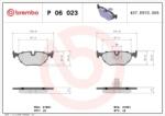 BREMBO fékbetét készlet, tárcsafék P06 023