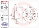 BREMBO Féktárcsa tömör Ø280mm 08. C352.11