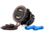AMiO töltő 2xUSB 12/24V MOD-06
