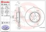 BREMBO Féktárcsa belső hűtés Ø315mm 09. D245.11