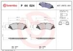 BREMBO fékbetét készlet P44 024