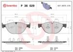 BREMBO fékbetét készlet, tárcsafék P36 029
