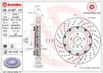 BREMBO Féktárcsa Kétrészes féktárcsa Ø380mm 09. A187.13