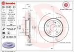 BREMBO Féktárcsa Féktárcsa kétrészes Ø300mm 09. D533.13