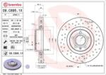 BREMBO Féktárcsa Xtra - fúrt 09. C895.1X