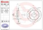 BREMBO féktárcsa perforált Ø253mm 08.4931. 2X
