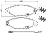 BREMBO fékbetét készlet, tárcsafék P68 042