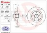 BREMBO Féktárcsa tömör Ø290mm 08. C742.37