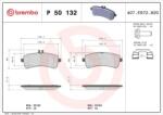 BREMBO fékbetét készlet P50 132