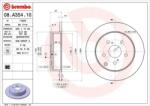 BREMBO Féktárcsa tömör Ø290mm 08. A354.10