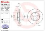 BREMBO Féktárcsa szellőző Ø255mm 09. B494.11