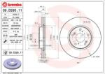 BREMBO Brake Disc - Lacqued 09. D280.11