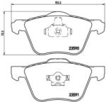 BREMBO fékbetét készlet, tárcsafék P86 022
